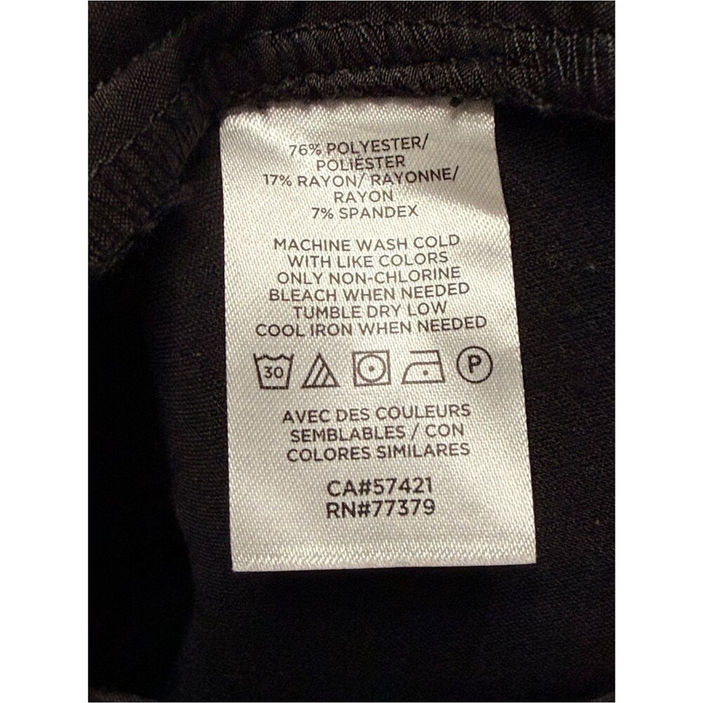 Ann Taylor Factory Black Stretch Bootcut Dress Pants Office Workwear Size 4 - Picture 6 of 6